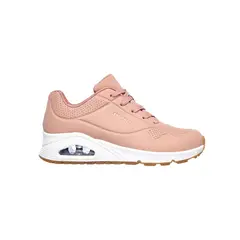 SKECHERS - Tenis Mujer Street Uno - Stand on Air - Rosado-Blan
