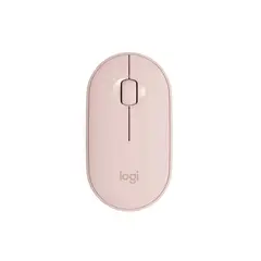 LOGITECH - Mouse Bluetooth moderno Pebble m350s Rosado