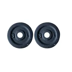 GENERICO - Discos Pesas Para Barra Par 3 Lb 3 Kg
