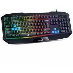 GENIUS - Teclado gamer retroiluminado scorpion k215 con ñ