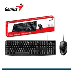 GENIUS - Combo teclado y mouse ergonómico km-170 conexión usb