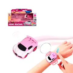 GENERICO - Carro Reloj Control Remoto Toy Niña.