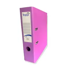 TROPPI - Carpeta legajadora AZ morada tamaño carta.