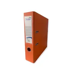 TROPPI - Carpeta legajadora AZ naranja tamaño carta.