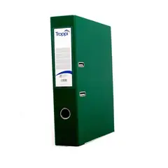 TROPPI - Carpeta legajadora AZ verde tamaño oficio.