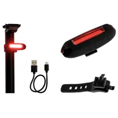 GW - Luz trasera para bicicleta xc-181r recargable