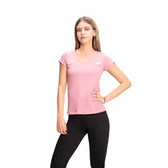 KRUNNER - Camiseta Malla Deportiva para mujer Rosado 4 KRUNNER.