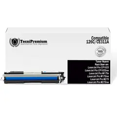 GENERICO - Toner Compatible CE311A Cyan Impre CP1025 M175 M275 MFP