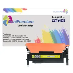 GENERICO - Toner Compatible CLT-Y407S Amarillo Impre CLP-320N CLP-325W CLX-3180FN