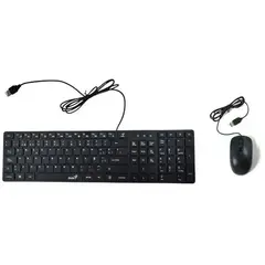 GENIUS - Combo teclado y mouse slimstar c126 usb alambrico