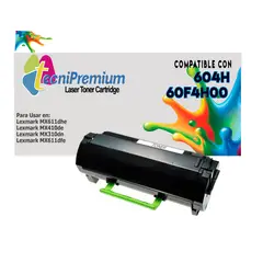 GENERICO - Toner Compat 604H 60F4H00 NegroImpre MS310dnMS312dnMS315dn Lexmark