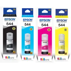 EPSON - Kit 4 Tintas 544 Originales Para L3110 L3150 L1110 L3160 L5190