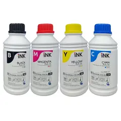 GENERICO - Medio Litro Tinta Recargar Cartuchos O Rellenar Sistema Compatible con Marca Hp