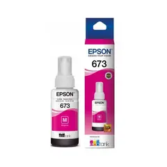 EPSON - Tinta 673 Magenta Imp L800, L805, L810, L1800 Original