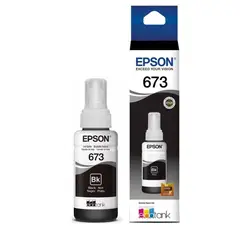 EPSON - Tinta 673 Negra Imp L800, L805, L810, L1800 Original