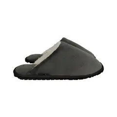 EMAAR HOMEWEAR - Pantuflas babuchas caballero ovejero gris oscuro