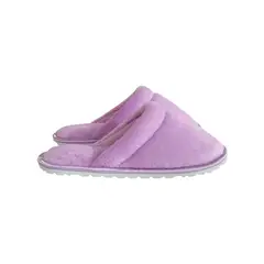 EMAAR HOMEWEAR - Pantuflas babuchas dama borde sateen lila