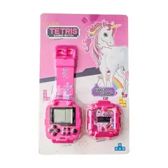 DAYOSHOP - Reloj Infantil Con Tetris Para Niñas Unicornio Baterias