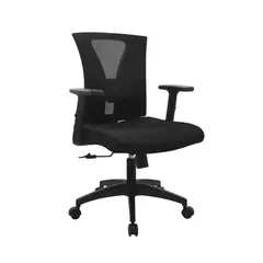 BONNO - Silla Ergonómica Niza Con Soporte Lumbar Negro