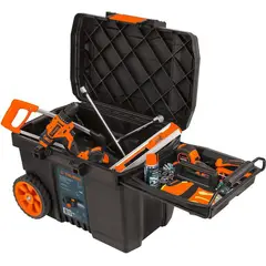 TRUPER - Cajas Para Herramientas 58 cm Con Ruedas y Mango ,Truper.