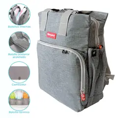 FISHER PRICE - Pañalera dfp9004 gris