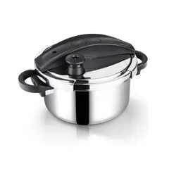 LAMART - Olla A Presion LTDSD4 4Lt Acero Inoxidable Abre Facil