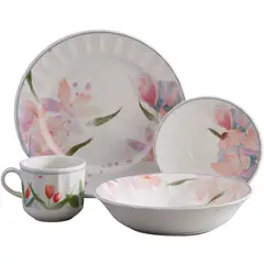 CORONA - Vajilla arles 4 puestos 16 piezas vl135h040116