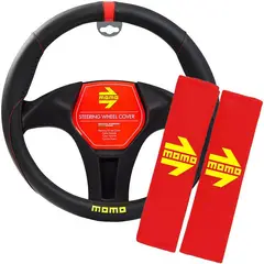 MOMO - Kit Cubre Volante Almohadillas Cinturon SWCK001BR