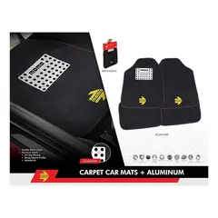 MOMO - Set Tapetes Alfombra Carro 4 Piezas CM016BR