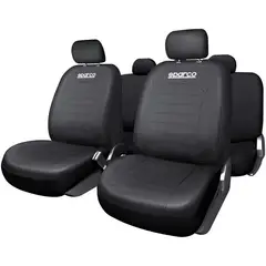 SPARCO - Set Funda Cubre Asiento PVC Forro Protector Silla