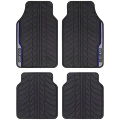 SPARCO - Tapetes Carro 4 Piezas Piso PVC Protector SPF507BL