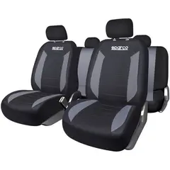 SPARCO - Set Fundas Asiento Forro Para Silla SPS426GRCB