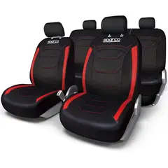 SPARCO - Set Fundas Asiento Forro Para Silla SPS406RDCB