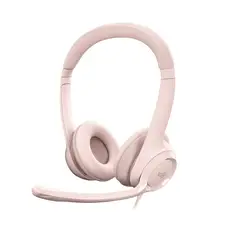 LOGITECH - Diadema Usb H390 Mic Sin Ruido Y Controles Rosado