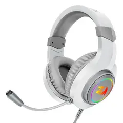 REDRAGON - Diadema Gamer H260w Hylas Usb 35mm Con Micrófono Blanco
