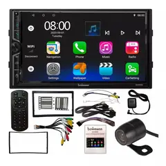 BOWMANN - Radio Carro Android 10 WiFi GPS Bluetooth USB DD-6050 + Camara