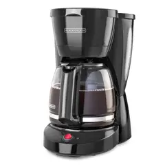 BLACK+DECKER - Cafetera B&D 12 Tazas Filtro Permanente Canasta