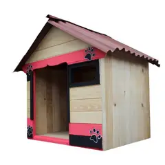 MAOS - Casa Para Perro Grande Rosada Desarmable - Maospets