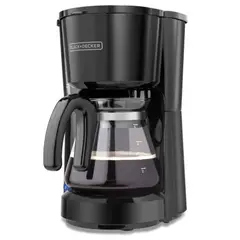 BLACK+DECKER - Cafetera B&D Capacidad 5 Tazas 650 Watts Negro