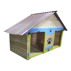 MAOS - Casa Para Perro fresh doble AZUL- Maospets