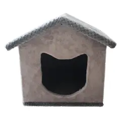 MAOS - CASA PARA GATO GRIS GM31