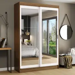 MADESA - Closet Tokio 2 Puertas Corredizas con Espejos