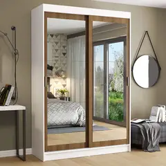 MADESA - Closet Tokio 2 Puertas Corredizas con Espejos