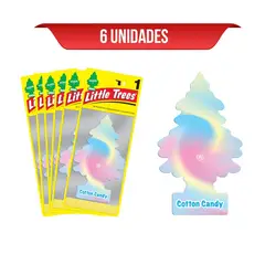 LITTLE TREES - Ambientador Cotton Candy x6 Und