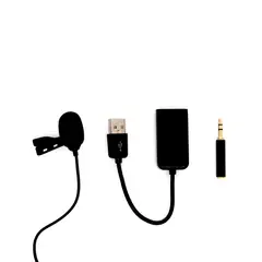 VIVITAR - Micrófono mini streaming de Solapa Omnidireccional