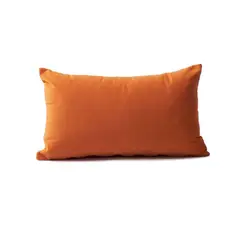 BANZAY - Almohada en Tela con Funda y Relleno 70x50 - Naranja