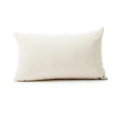 BANZAY - Almohada en Tela con Funda y Relleno 70x50 - Marfil
