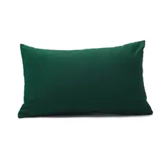 BANZAY - Almohada en Tela con Funda y Relleno 70x50 - Verde Esmeralda