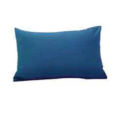 BANZAY - Funda para Almohada en Tela 70x50 - Azul Rey