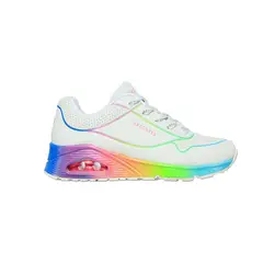 SKECHERS - Tenis Mujer Uno Pop Of Sunshine - Blanco-Multicolor